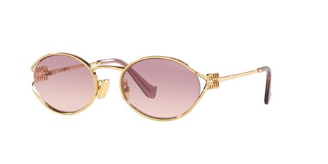 Miu Miu SMU52Y Oval Sunglasses 